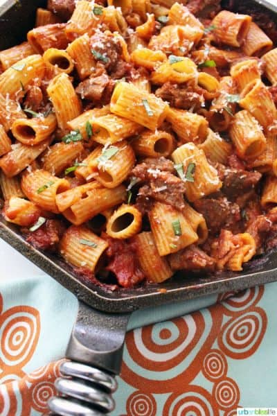 rigatoni with italian sausage recipe - Urban Bliss Life