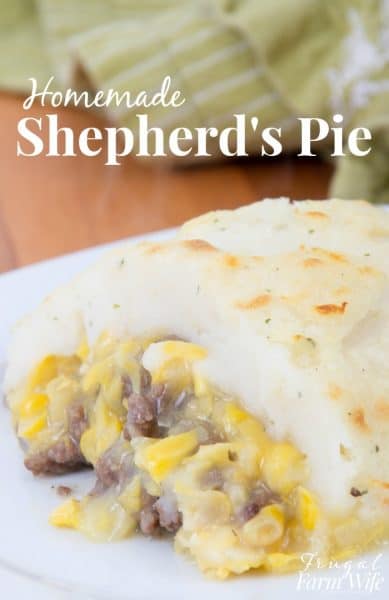 Shepherd's Pie Recipe - Frugal Farm Wife