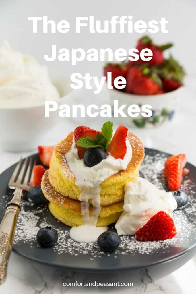 FLUFFY JAPANESE STYLE PANCAKES Comfort Peasant   The Fluffiest Japanese Style Pancakes 683x1024 