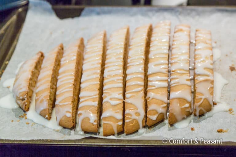GLAZED LEMON BISCOTTI Comfort & Peasant