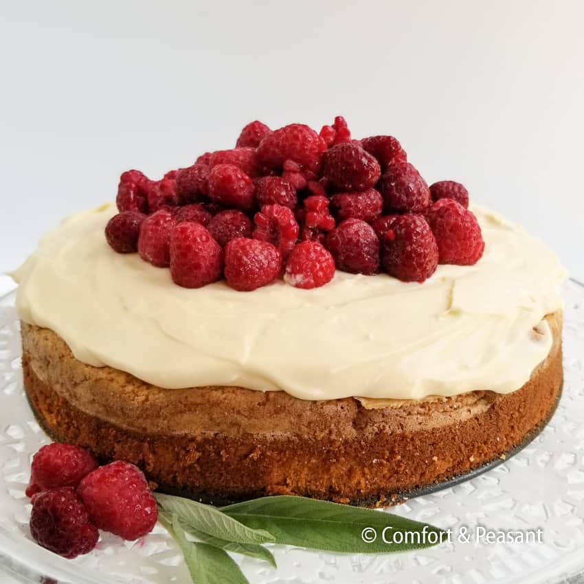 OLIVE OIL CAKE WITH LIMONCELLO MASCARPONE CREAM Comfort & Peasant