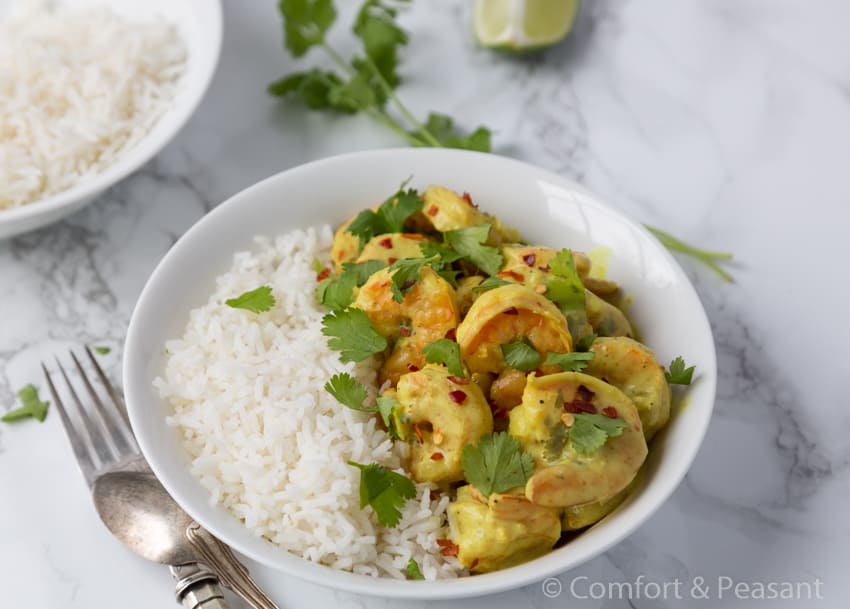 MICK JAGGER'S SHRIMP CURRY - Comfort & Peasant