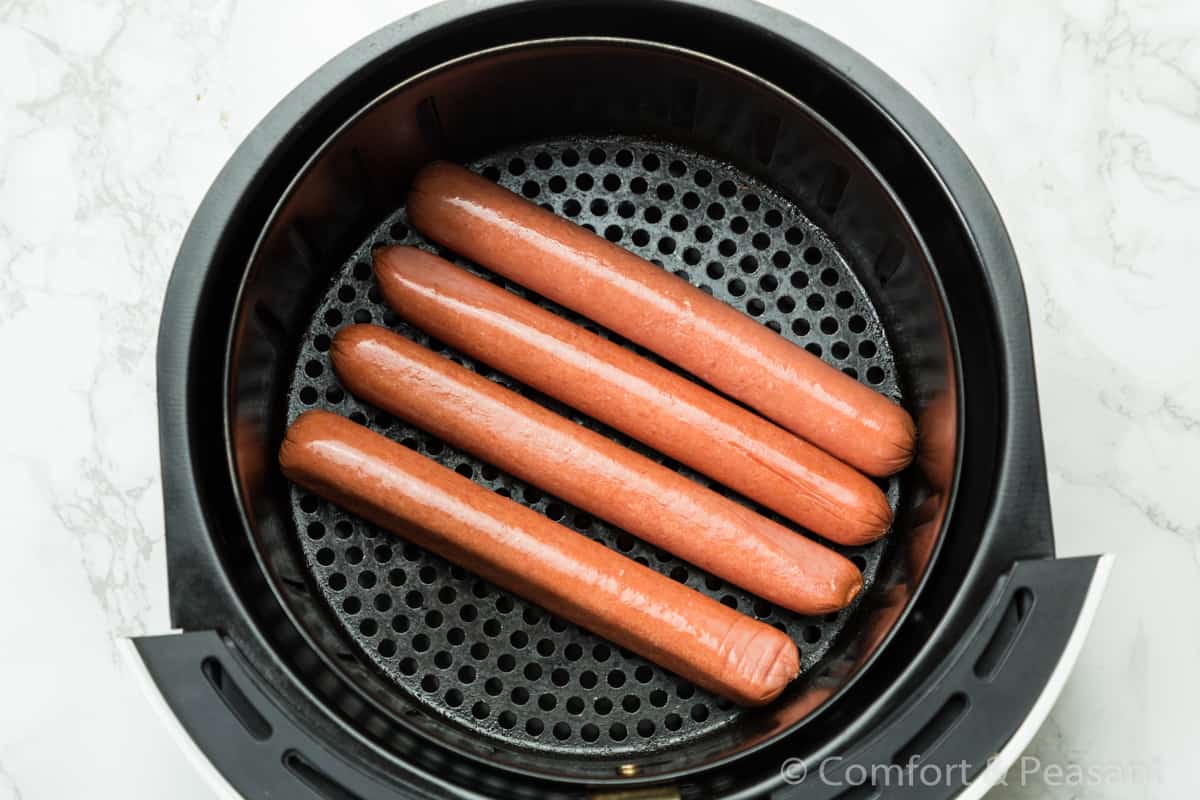 AIR FRYER HOT DOGS Comfort & Peasant