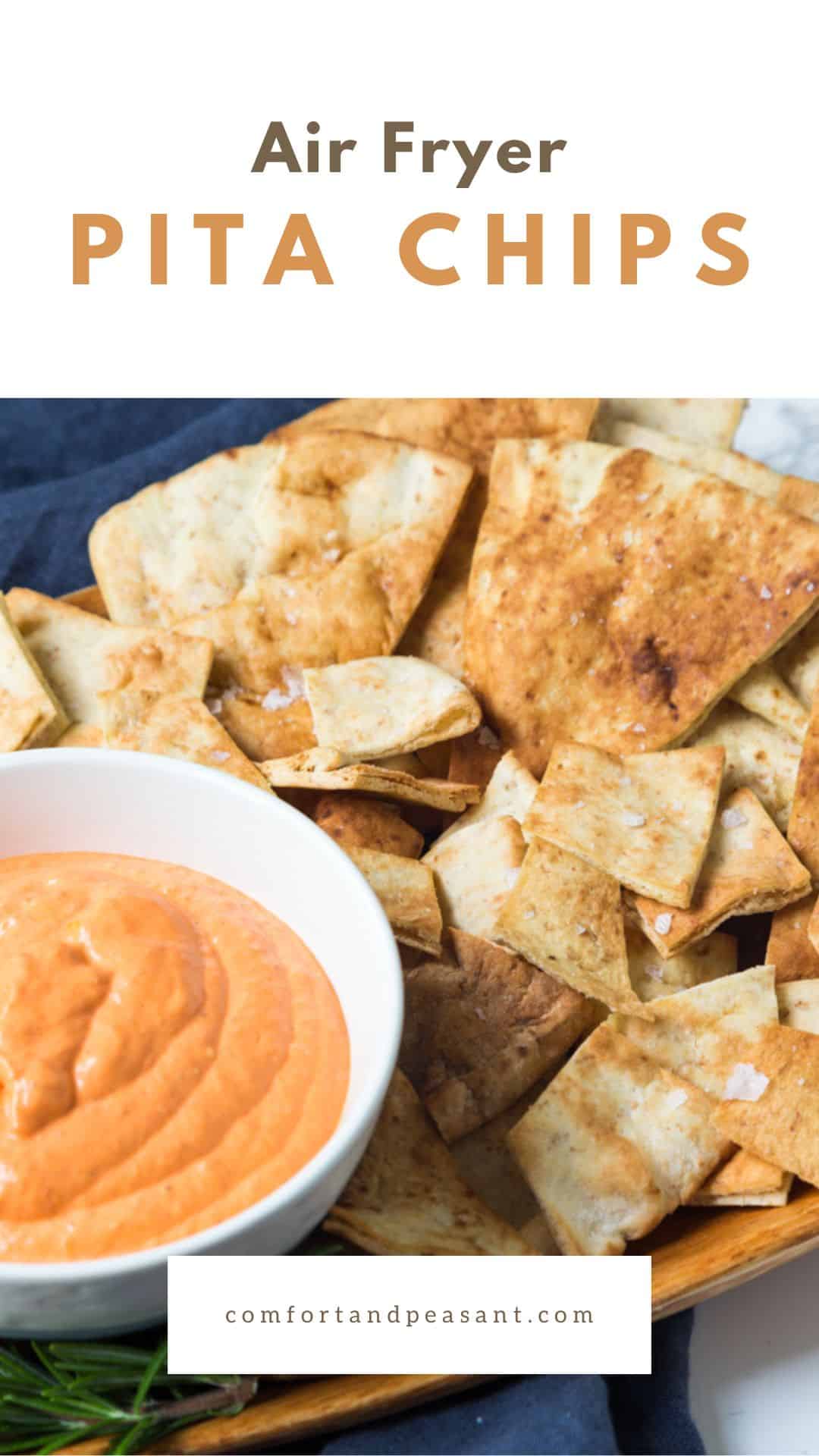 AIR FRYER PITA CHIPS - Comfort & Peasant