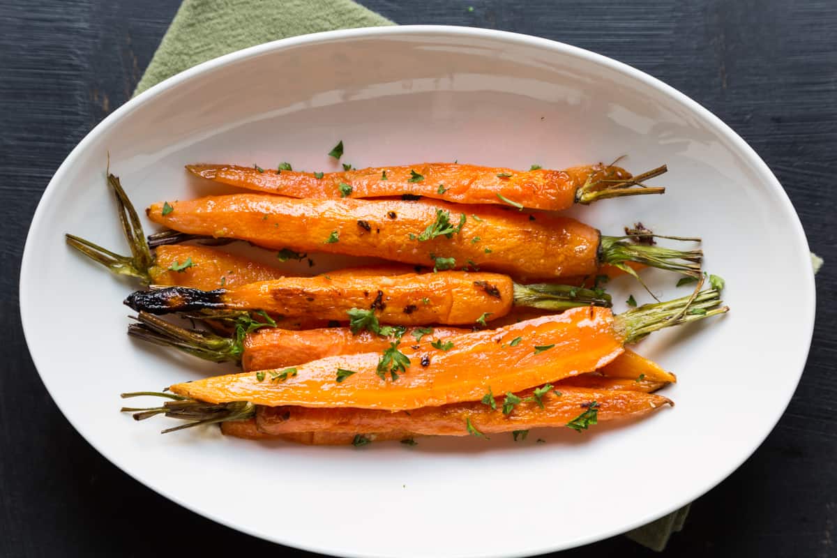 ROASTED CARROTS WITH GINGER AND SESAME OIL Comfort & Peasant