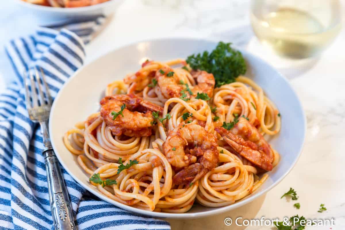 One-Pan Shrimp Fra Diavolo Recipe